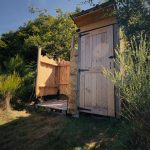 espace douche extérieur