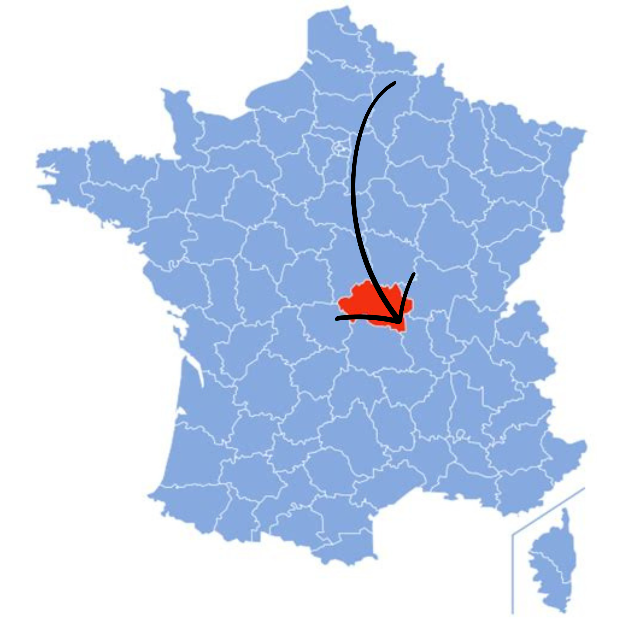 ou sommes nous dans l'allier et en France